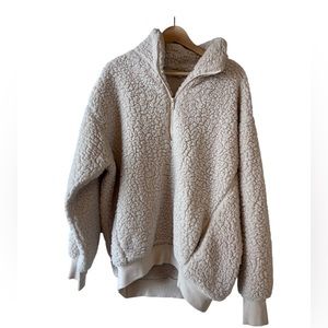 Express one Eleven Sherpa Pullover